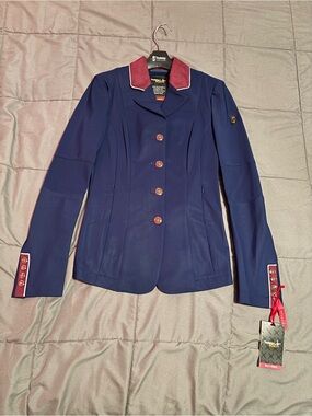 Tredstep Solo Vision Coat - Navy/Burgundy/2